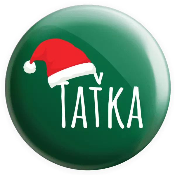 Placka Vánoční čepice - taťka