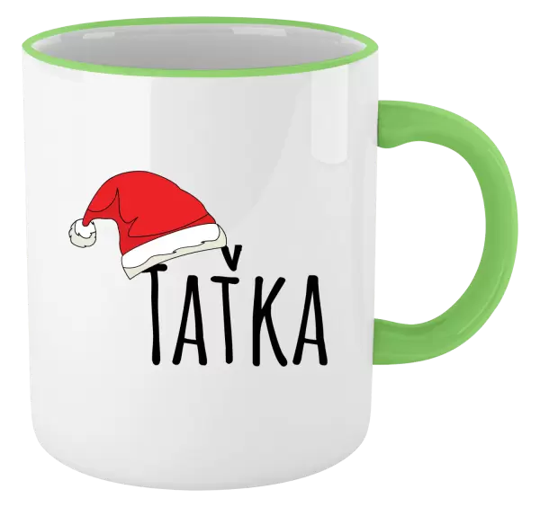 Vánoční hrnek Vánoční čepice - taťka