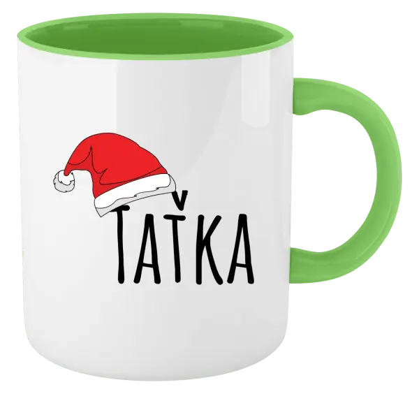Vánoční hrnek Vánoční čepice - taťka