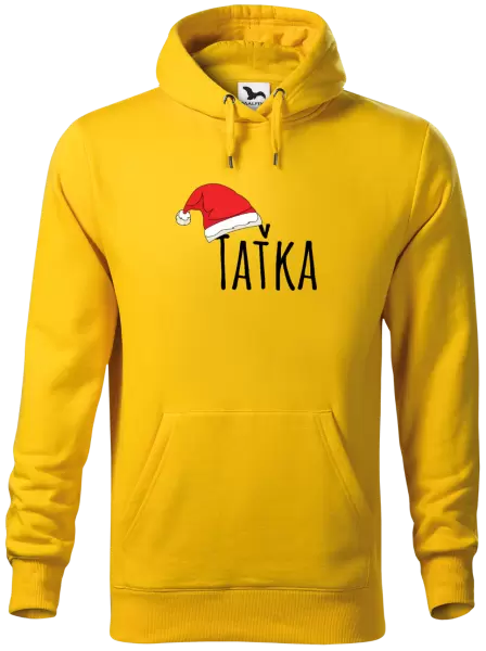 Pánská mikina Vánoční čepice - taťka