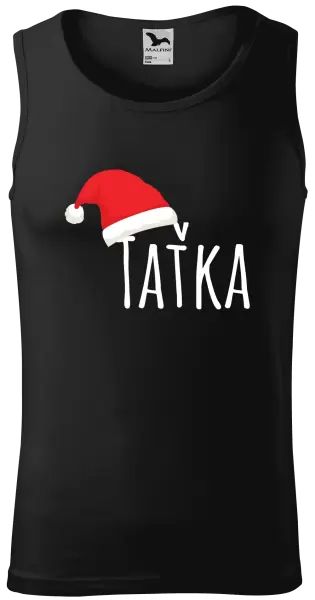 Pánské vánoční tílko Vánoční čepice - taťka
