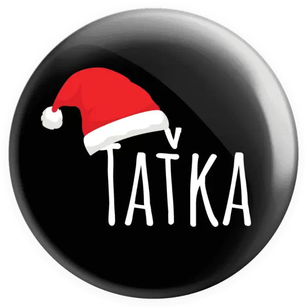 Placka Vánoční čepice - taťka