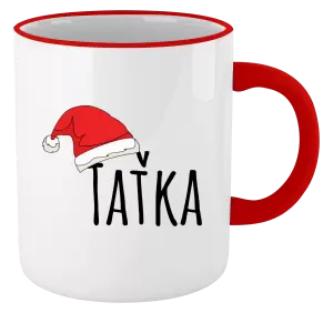 Vánoční hrnek Vánoční čepice - taťka