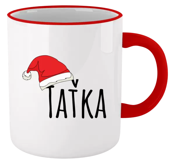 Vánoční hrnek Vánoční čepice - taťka