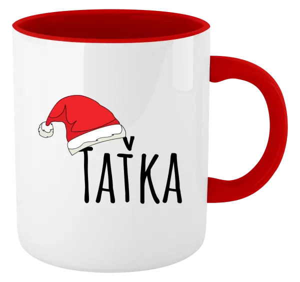 Vánoční hrnek Vánoční čepice - taťka