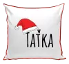 Vánoční polštář Vánoční čepice - taťka