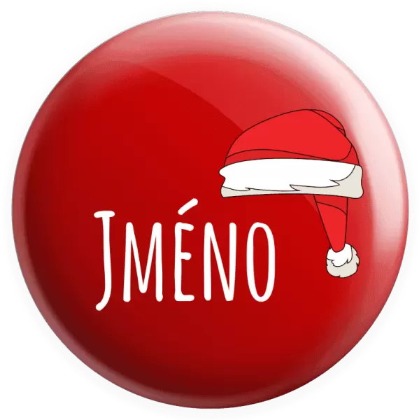 Placka Vánoční čepice - jméno