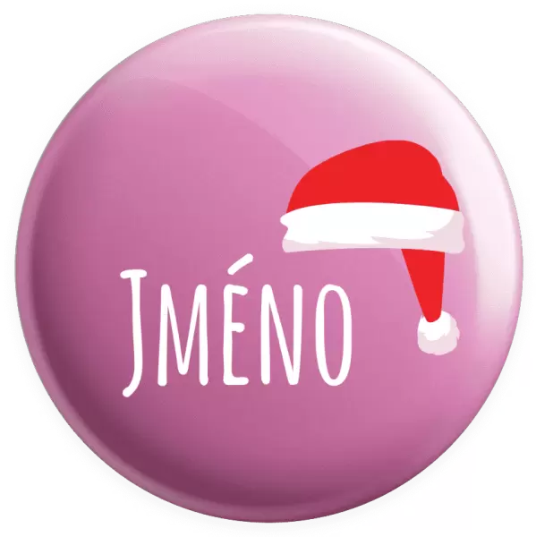 Placka Vánoční čepice - jméno