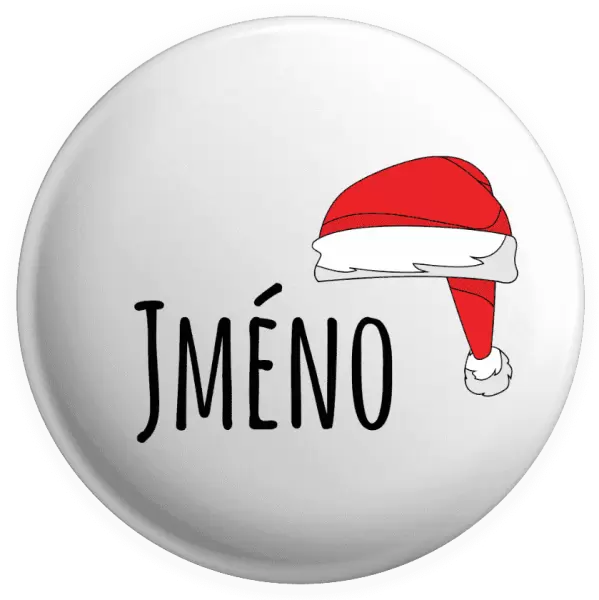 Placka Vánoční čepice - jméno