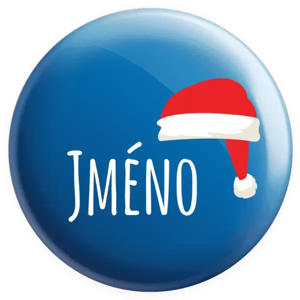 Placka Vánoční čepice - jméno