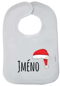 Dětský bryndák Vánoční čepice - jméno