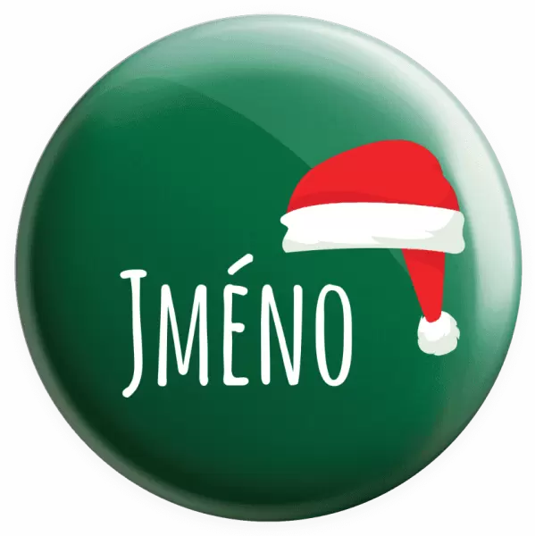Placka Vánoční čepice - jméno