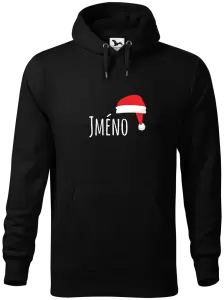 Pánská mikina Vánoční čepice - jméno