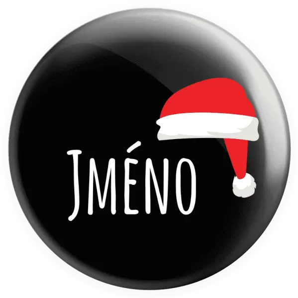 Placka Vánoční čepice - jméno