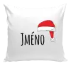 Vánoční polštář Vánoční čepice - jméno