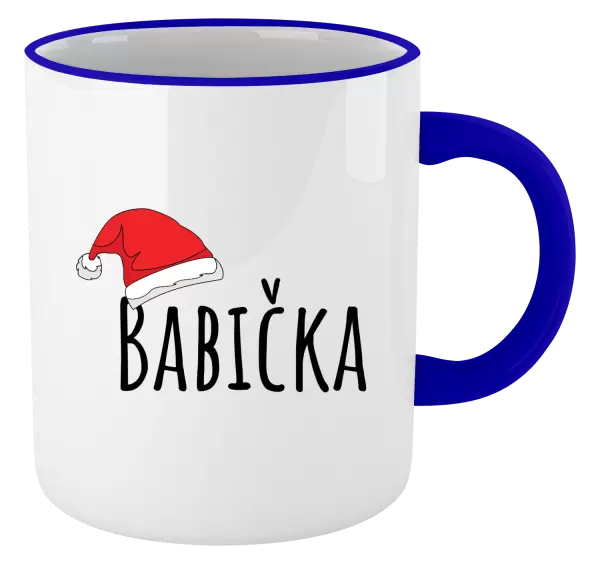 Vánoční hrnek Vánoční čepice - babička