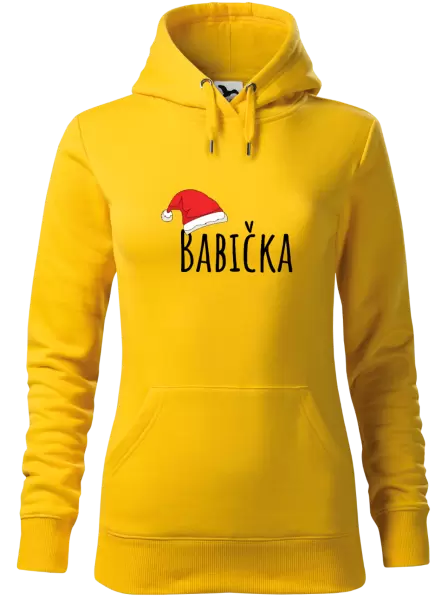 Dámská vánoční mikina Vánoční čepice - babička