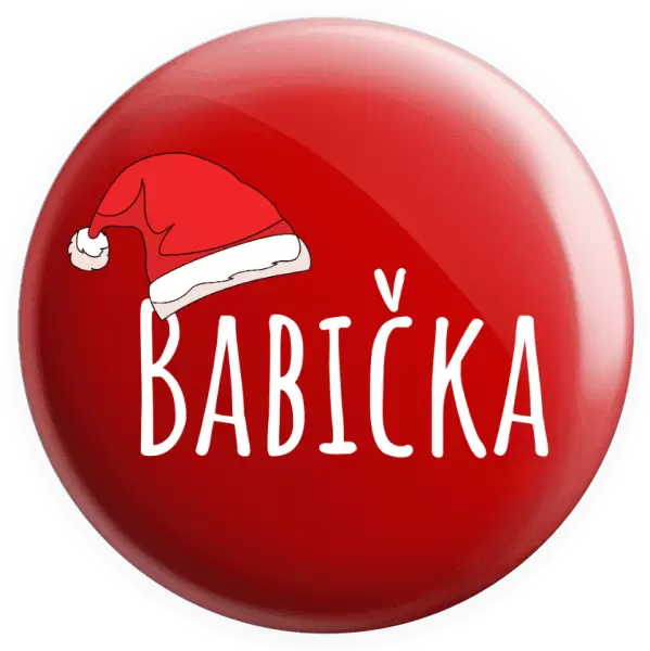 Placka Vánoční čepice - babička