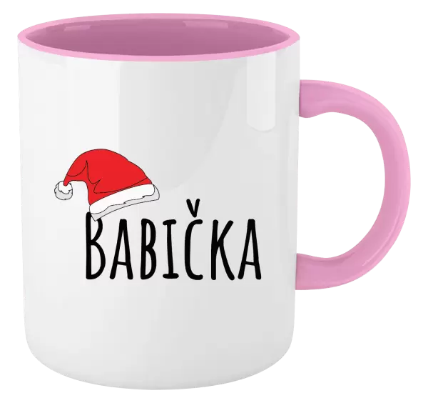 Vánoční hrnek Vánoční čepice - babička