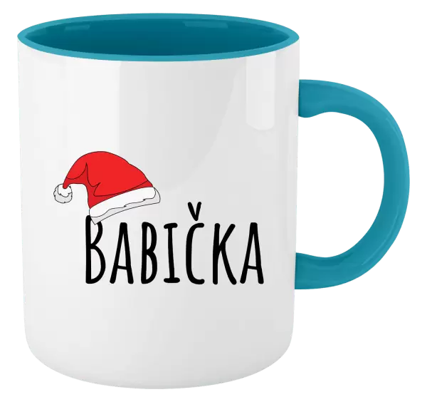 Vánoční hrnek Vánoční čepice - babička