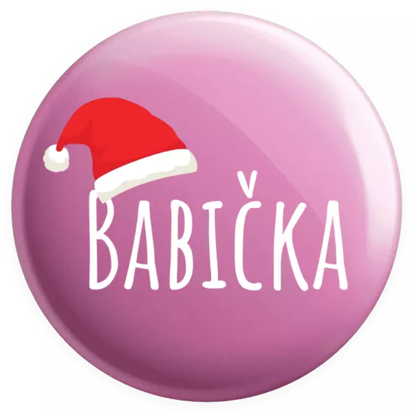 Placka Vánoční čepice - babička