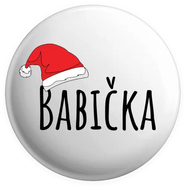 Placka Vánoční čepice - babička