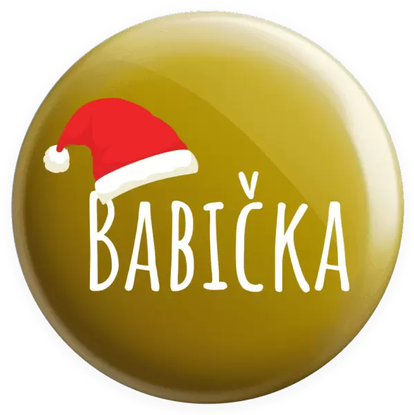 Placka Vánoční čepice - babička