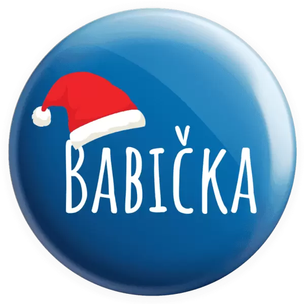 Placka Vánoční čepice - babička