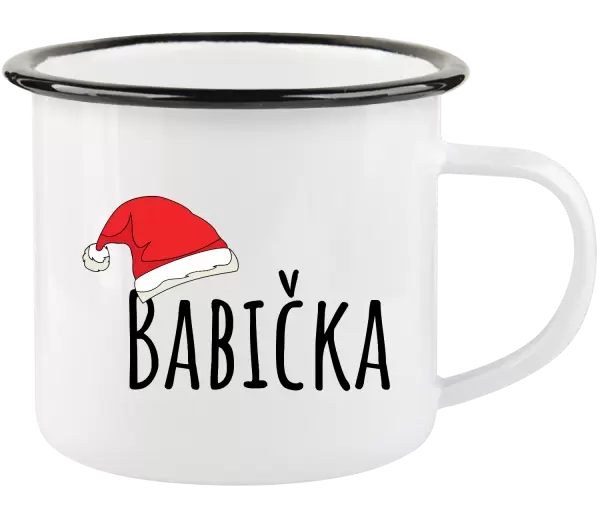 Vánoční plecháček Vánoční čepice - babička