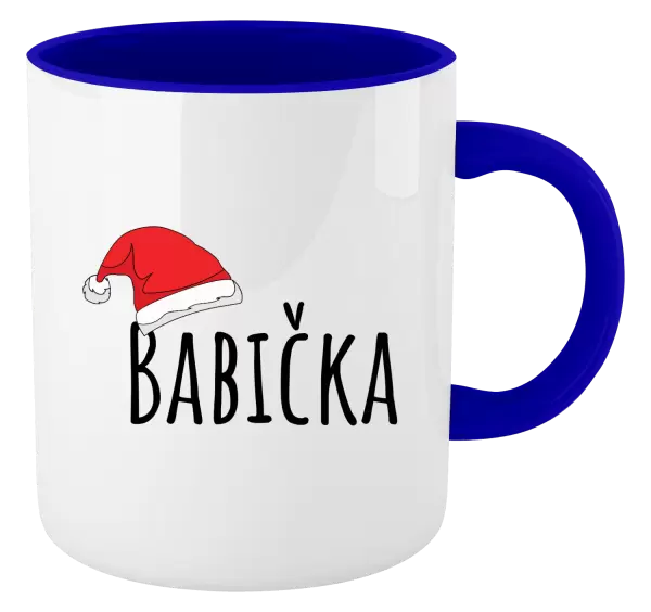 Vánoční hrnek Vánoční čepice - babička