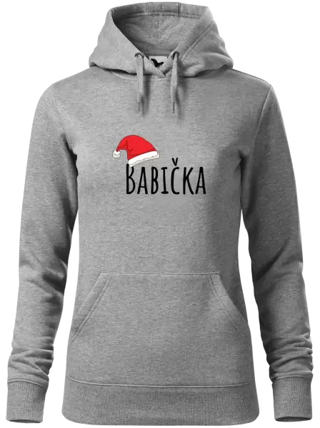 Dámská vánoční mikina Vánoční čepice - babička