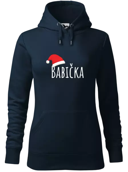 Dámská vánoční mikina Vánoční čepice - babička