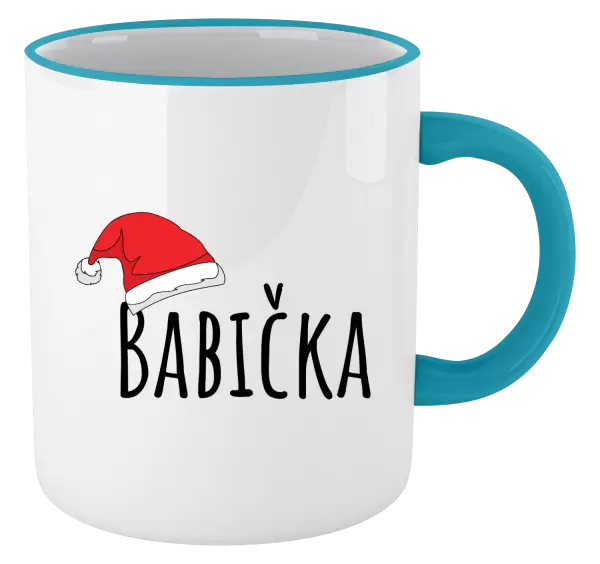 Vánoční hrnek Vánoční čepice - babička