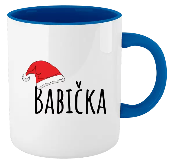 Vánoční hrnek Vánoční čepice - babička
