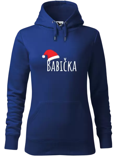 Dámská vánoční mikina Vánoční čepice - babička