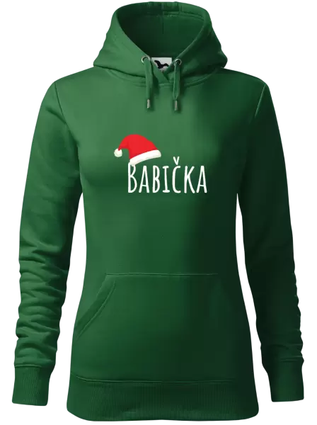 Dámská vánoční mikina Vánoční čepice - babička