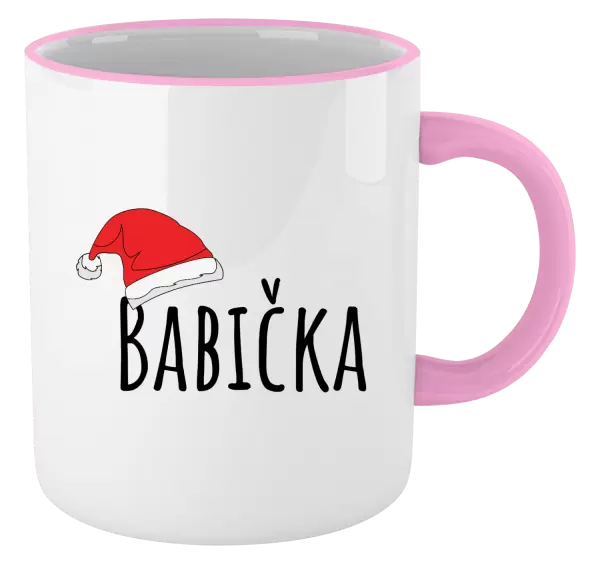 Vánoční hrnek Vánoční čepice - babička