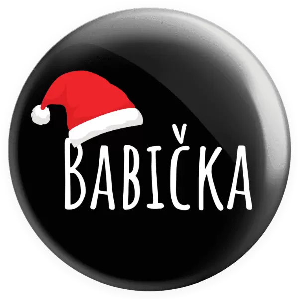 Placka Vánoční čepice - babička