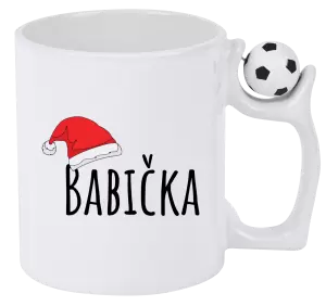 Vánoční hrnek Vánoční čepice - babička