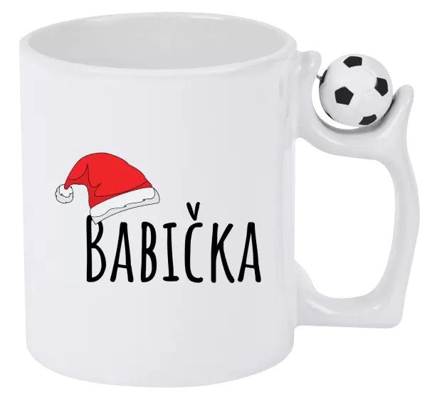 Vánoční hrnek Vánoční čepice - babička