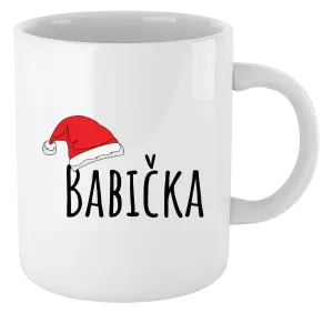 Vánoční hrnek Vánoční čepice - babička