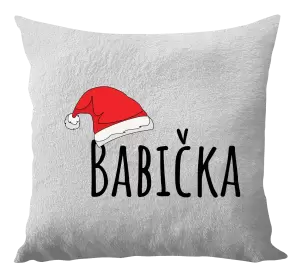 Vánoční polštář Vánoční čepice - babička