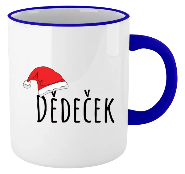 Vánoční hrnek Vánoční čepice - dědeček