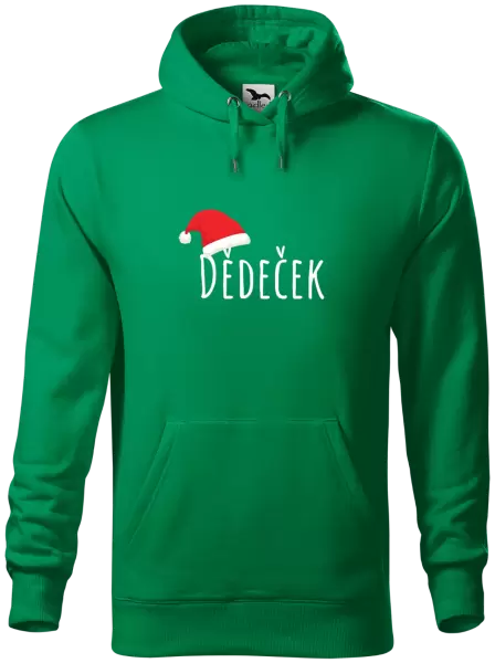 Pánská mikina Vánoční čepice - dědeček
