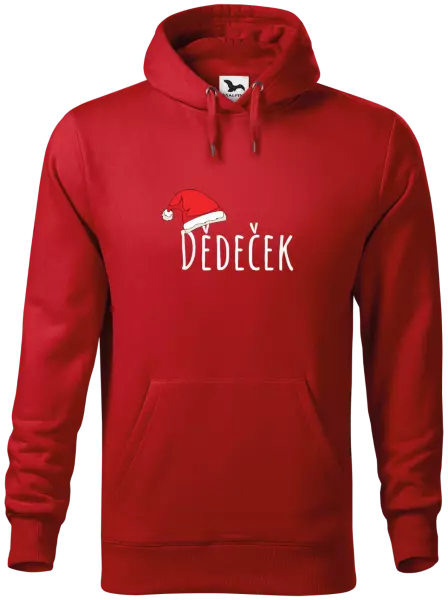 Pánská mikina Vánoční čepice - dědeček