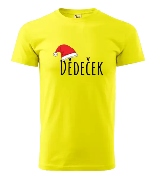 Pánské vánoční tričko Vánoční čepice - dědeček