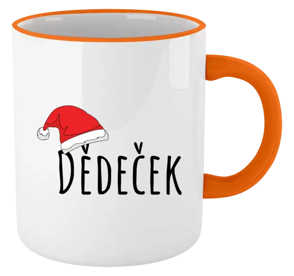 Vánoční hrnek Vánoční čepice - dědeček