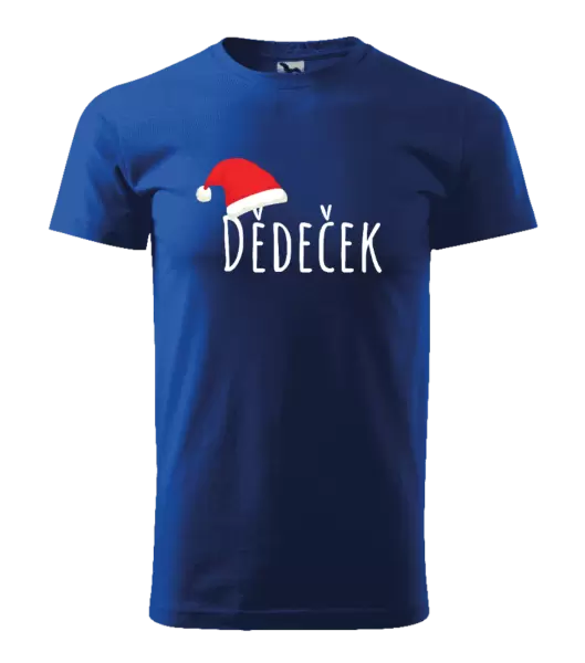 Pánské vánoční tričko Vánoční čepice - dědeček