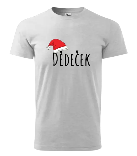 Pánské vánoční tričko Vánoční čepice - dědeček