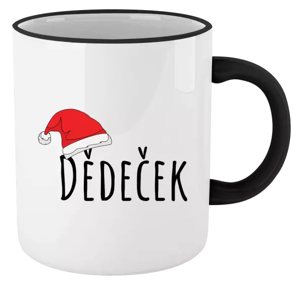 Vánoční hrnek Vánoční čepice - dědeček